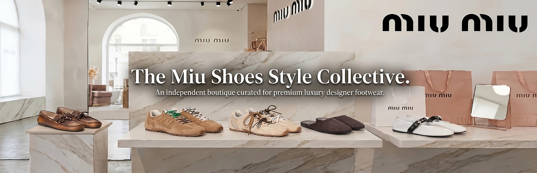 Miu Miu Shoes Banner