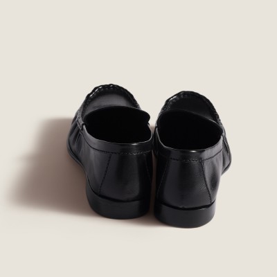 Miu Miu Buffalo Leather Loafers Black MM261089 Miu Miu Buffalo Leather Loafers Black MM261089