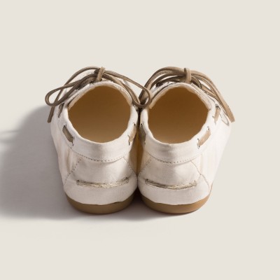 Miu Miu Canvas Deck Shoes Ecru MM261076 Miu Miu Canvas Deck Shoes Ecru MM261076