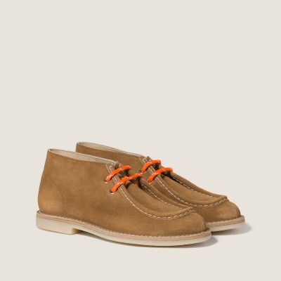 Miu Miu Delave Suede Desert Boots Cinnamon MM261293 Miu Miu Delave Suede Desert Boots Cinnamon MM261293