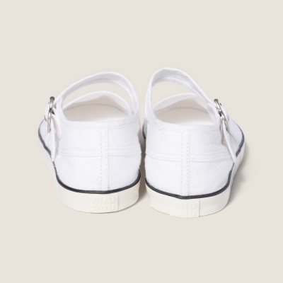 Miu Miu Drill Ballerinas White MM261002