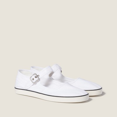 Miu Miu Drill Ballerinas White MM261002 Miu Miu Drill Ballerinas White MM261002
