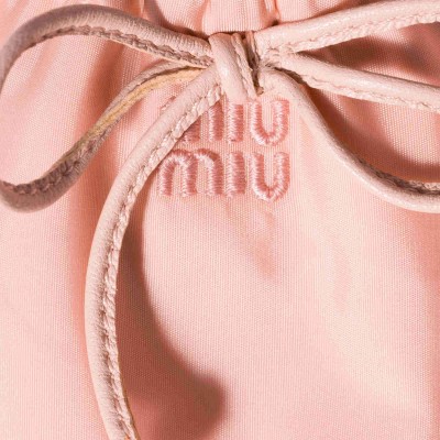 Miu Miu Foldable Technical Fabric Ballerinas Opal MM261282