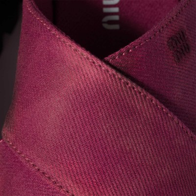 Miu Miu Gabardine Sandals Burgundy MM261169 Miu Miu Gabardine Sandals Burgundy MM261169