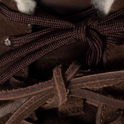 Miu Miu Gymnasium Suede And Shearling Sneakers Dark Brown MM261353 Miu Miu Gymnasium Suede And Shearling Sneakers Dark Brown MM261353