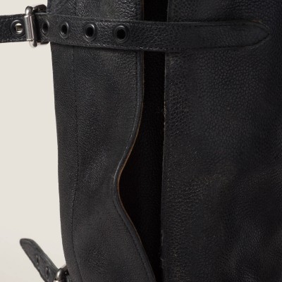 Miu Miu Leather Boots Black MM261071 Miu Miu Leather Boots Black MM261071