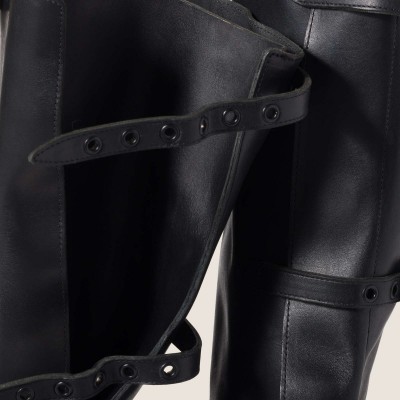 Miu Miu Leather Boots Black MM261302