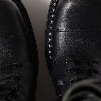 Miu Miu Leather Boots Black MM261302