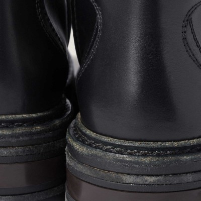 Miu Miu Leather Boots Black MM261309