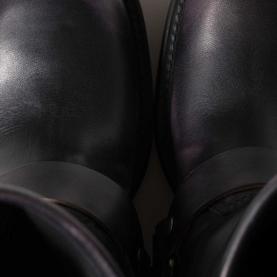 Miu Miu Leather Boots Black MM261313