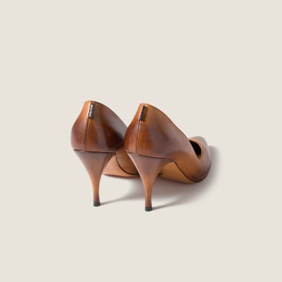 Miu Miu Leather Pumps Cognac MM261143