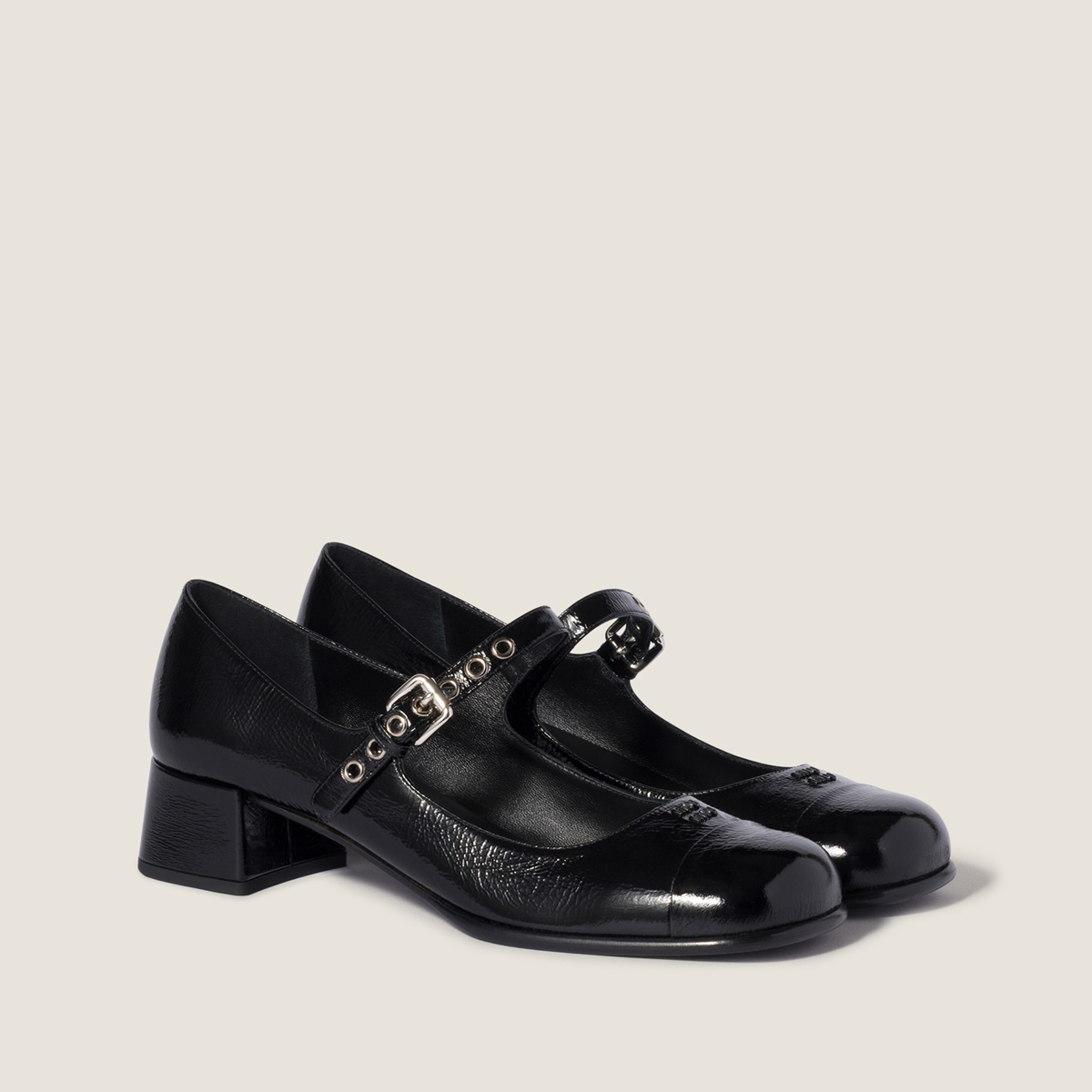 Miu Miu Naplak Pumps Black MM261342 Miu Miu Naplak Pumps Black MM261342