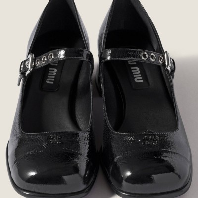 Miu Miu Naplak Pumps Black MM261342 Miu Miu Naplak Pumps Black MM261342