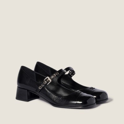 Miu Miu Naplak Pumps Black MM261342 Miu Miu Naplak Pumps Black MM261342