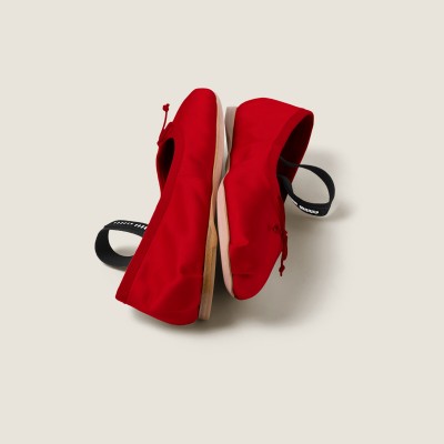 Miu Miu Satin Ballerinas Red MM261025