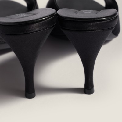 Miu Miu Satin Sandals Black MM261172 Miu Miu Satin Sandals Black MM261172