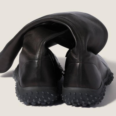 Miu Miu Stretch Nappa Leather Boots Black MM261310 Miu Miu Stretch Nappa Leather Boots Black MM261310
