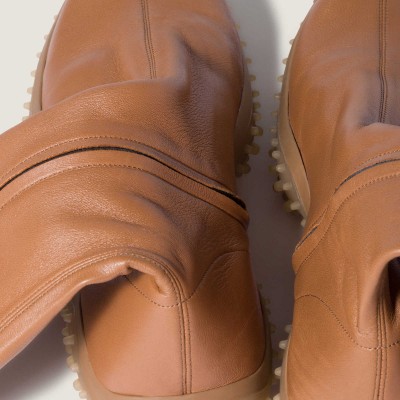 Miu Miu Stretch Nappa Leather Boots Caramel MM261311