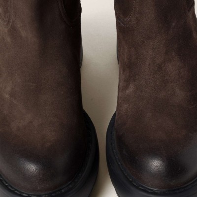 Miu Miu Suede Boots Dark Brown MM261294