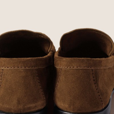 Miu Miu Suede Loafers Cocoa Brown MM261321 Miu Miu Suede Loafers Cocoa Brown MM261321