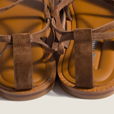 Miu Miu Suede Sandals Cocoa Brown MM261179