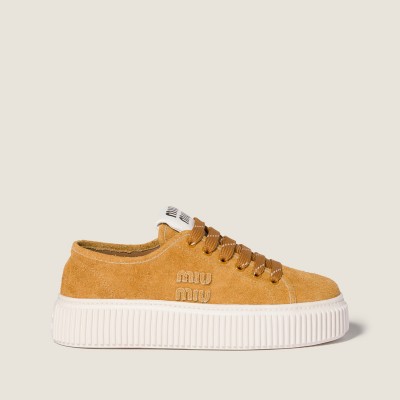 Miu Miu Suede Sneakers Light Tan MM261350