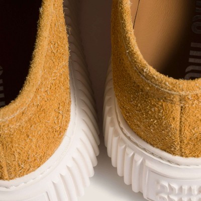 Miu Miu Suede Sneakers Light Tan MM261350