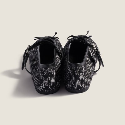 Miu Miu Wool And Silk Ballerinas Black MM261013