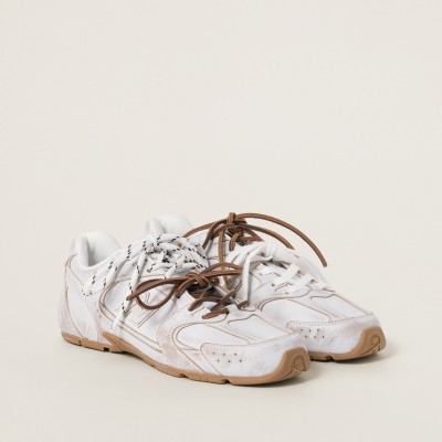 New Balance X Miu Miu 530 Sl Leather Sneakers White MM261130