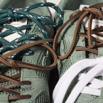 New Balance X Miu Miu 530 Sl Suede And Mesh Sneakers Sage Green MM261134